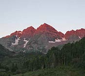 Maroon Bells. North Maroon Peak is the center peak.